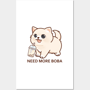 Kitten Needs More Boba! Posters and Art